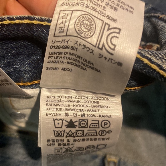 Mens Levi’s 541 Jeans Distressed Straight 40 40x32 - Picture 5 of 7